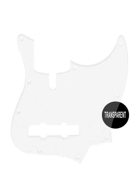 Boston Pickguard, Sire Marcus Miller V-series 4-string, 1 ply. transparent