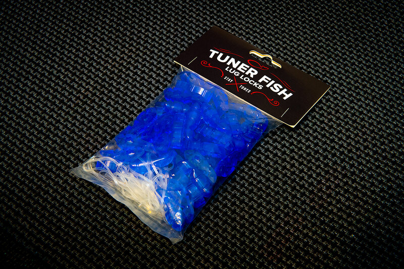 Tuner Fish Lug Locks Blue 50 Pack