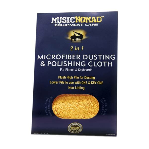 MUSIC NOMAD Microfiber Cloth for Pianos &amp; Keyboards - MN230