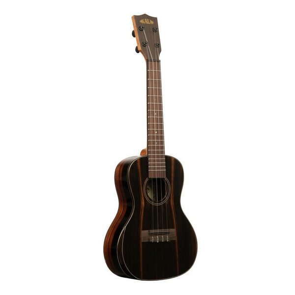 KALA Kala Premier Exotic Ebony Concert Ukulele w/ Bag