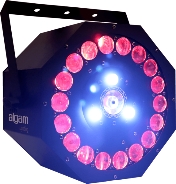 Algam Lighting SUNFLOWER LED effect 3 X 18W 3 in 1 with laser