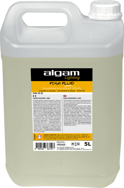 Algam Lighting FOA-CE-5L Eco Concentrated Foam Liquid 5L