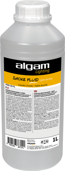 Algam Lighting FOG-LD-1L Low Density Smoke Liquid 1L