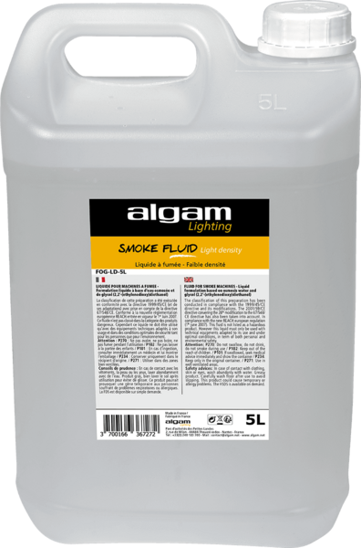 Algam Lighting FOG-LD-5L Low Density Smoke Liquid 5L