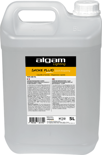 Algam Lighting FOG-QD-5L Smoke Liquid Fast Dispersion 5L
