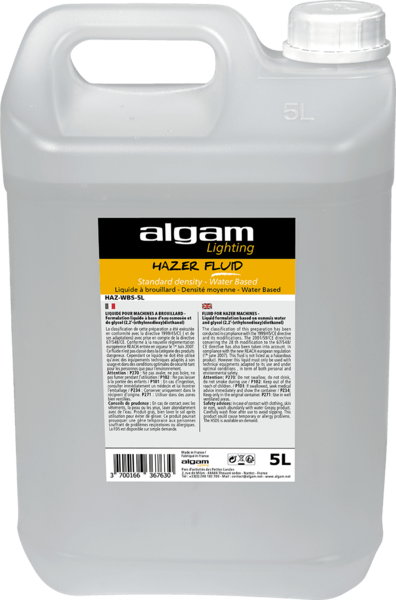 Algam Lighting HAZ-WBS-5L Fog Liquid Wb Standard 5L