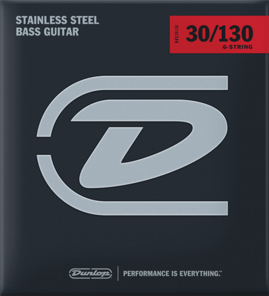 Dunlop DBS30130 Stainless Steel 6 strings 30-130