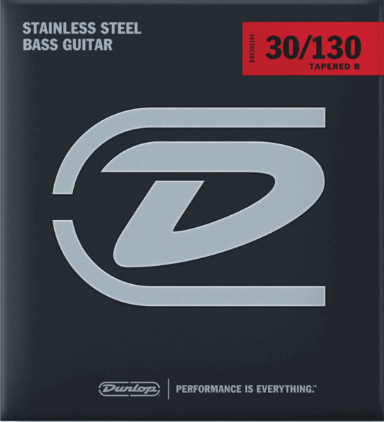 Dunlop DBS30130T Stainless Steel Tapered 6 strings 30-130
