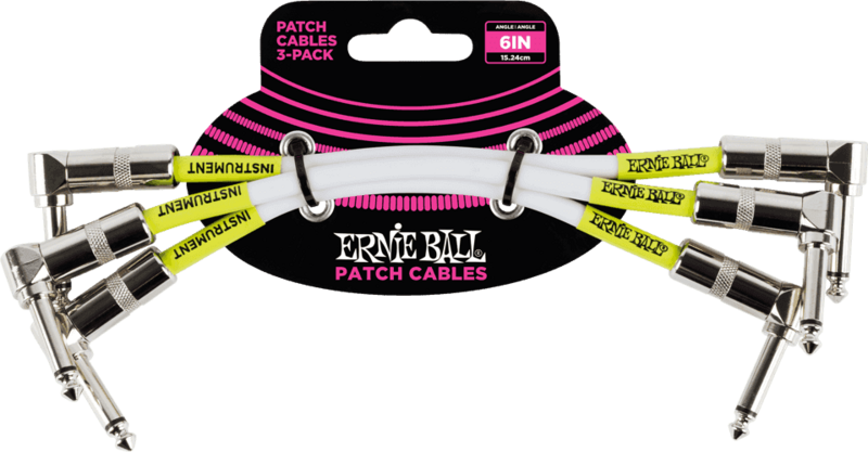 Ernie Ball 6051 Patch Set Of 3 - Hooked - 15Cm White