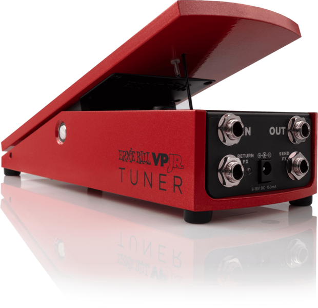 Ernie Ball 6202 Effect pedals Volume Vp Jr Volume pedal with Built-in Tuner Red