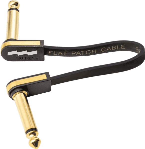 EBS PCF-PG10 Guitar Patch Cable 10 cm compact gold