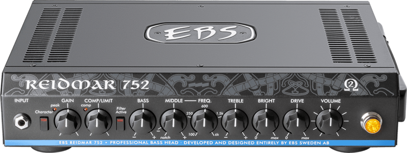 EBS REIDMAR-752 Reidmar bass amp head 750 W 2 ohms