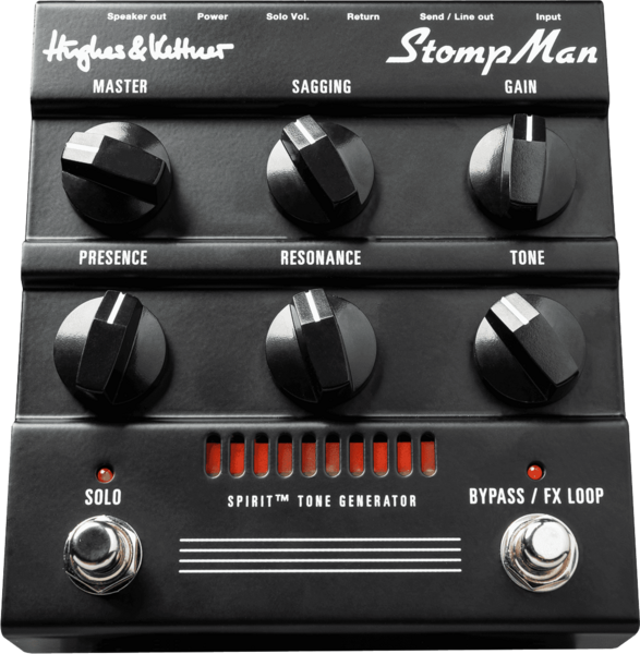 Hughes &amp; Kettner STOMPMAN Stompman 50W Amplified Preamp Pedal + FX Loop + Solo