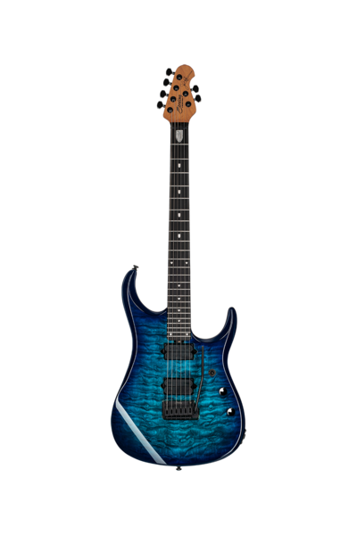 Sterling by Music Man JP150DQM-CPD John Petrucci JP150 DiMarzio Quilted Maple Cerulean Paradise